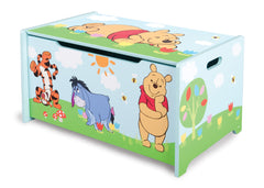Delta Children Winnie The Pooh Wooden Toy Box, Right View a2a