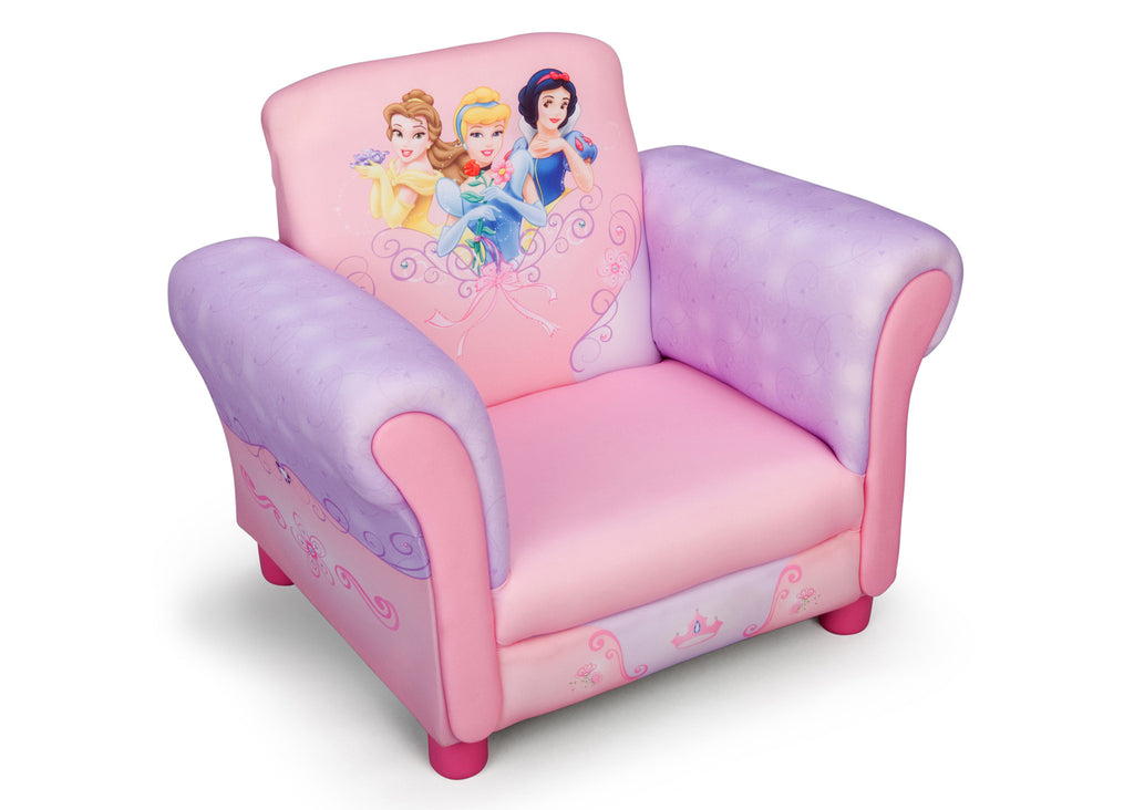 Delta Children Princess Upholstered Chair, Left View a1a