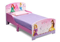 Delta Children Princess Wooden Toddler Bed, Right View a1a