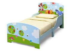 Delta Children Winnie The Pooh Wooden Toddler Bed, Right View a2a