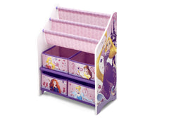 Delta Children Princess Book and Toy Organizer Left View a2a